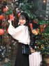 妍莉芬（yanlifen）2025春季搭配衣服女装新中式国风针织毛衣连衣裙子穿搭套装女春秋 针织开衫+黑色裙子 M 【95-105斤】 实拍图