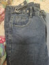 俞兆林窄版阔腿牛仔裤女宽松高腰显瘦女士直筒裤牛仔女裤子 Y143N1013 实拍图