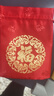 新新精艺新年装饰品福袋挂件春节糖果袋礼物袋子包装袋红色抽绳袋10个装 实拍图