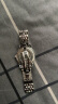 冠琴（GUANQIN）手表男士机械表雕花系列全自动镂空夜光防水商务瑞士品质国潮腕表 钢带银色白面 晒单实拍图