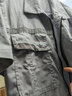  乾朗 防静电工作服套装男女夏季短袖透气耐磨劳保服带反光条电焊工服汽修工程服加油站电力局工装可定制logo 灰色夏短套装175 实拍图