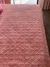 雅鹿A类牛奶绒夹棉床盖秋冬加厚保暖床单200x230cm隔脏防尘家用三件套 小爱心粉【柔软舒适 锁温蓄热】 200*230cm【单床盖】 实拍图