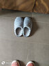 卡帝乐鳄鱼棉拖鞋冬季休闲拖鞋地板拖法兰绒棉鞋子男 0766 灰色 42-43 实拍图