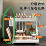 美厨物语304不锈钢厨房调料置物架多功能筷子刀架调味品用具收纳储物架子  实拍图