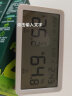得力（deli）温度计壁挂电子温湿度计室内家用数显高精度精准婴儿房温度表 白色 带时间+日历+闹钟+体感 实拍图