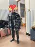 361°儿童外套24冬中大童棉服外套三防科技轻盈保暖两件套 黑150 实拍图