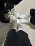 鸿星尔克板鞋男春春季情侣高帮滑板鞋舒适软底街头时尚运动鞋 橡芽白/正黑（女款） 35 实拍图