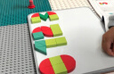 弥鹿（MiDeer）儿童250片磁力几何七巧板教学用具宝宝益智积木形状认知玩具儿童节礼物 晒单实拍图