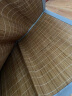简丽 镜面 碳化竹青竹席凉席双人床席子单只1.8米 【双面可用可折叠】 实拍图