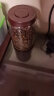 安扣玻璃罐咖啡豆密封罐单向排气咖啡粉便携储物罐900ml咖色 实拍图