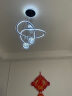 顿家餐厅吊灯2025新款现代简约轻奢水晶灯高级感卧室吊灯广东中山灯具 2099黑色/A款水晶圆柱灯罩 三色变光（无遥控） 实拍图