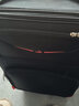 卡帝乐鳄鱼牛津布行李箱登机箱皮箱拉杆箱男女结实耐用密码扩容万向轮旅行箱 黑色（升级版容量扩展） 22英寸 实拍图