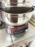 惠当家（Hui Dang Jia）电锅多功能电热锅电炒锅一体炒菜锅家用电蒸锅多用途锅电煮锅不锈钢电火锅 28cm单笼（升级定时款） 实拍图