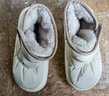 杜晨（DUCHEN）雪地靴防水棉拖鞋女冬季外穿室内家居保暖厚底情侣款包跟棉鞋女士 米白【高帮保暖防水棉靴】 36-37 【偏小一码】 实拍图