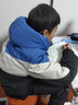 雪中飞【一衣三穿】儿童羽绒服三合一男童冲锋衣女童拼接外套冬季加厚 蓝色 150 实拍图