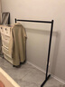 艾欧唯晾衣架落地室内折叠挂衣架子卧室衣架单杆式衣帽架家用挂衣架jm. 【加高加粗款】纳米金150*150 实拍图