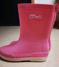 马尼亚袋鼠（MANIYADAISHU）女款雨鞋厨房防滑中筒夏季水靴软底轻便女士水鞋洗车干活短筒胶鞋 粉色 37 不加绒（标准） 实拍图