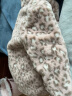 戴维贝拉（DAVE＆BELLA）冬季装女童加绒加厚保暖外套 宝宝夹棉豹纹外衣 粉色豹纹 120cm（6Y(建议身高110-120cm）） 实拍图