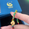 中国黄金（CHINA GOLD）5201314黄金手链女款足金情侣手链七夕情人节礼物送女友老婆实用 520足金手链—可定制刻字 实拍图