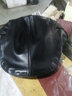 圣咯坷男士皮帽牛皮皮质帽子春秋冬季休闲贝雷帽中老年人时尚老头鸭舌帽 鸭舌帽  黑色 （不带护耳） M 尺码可调节(58-60c) 实拍图