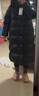 高梵黑金鹅绒服先锋4.0八格新款男女同款冬装长款加厚羽绒服 黑色M 实拍图