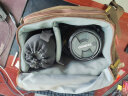 CADEN卡登日系复古风单反相机包单肩摄影男女适用于富士佳能尼康索尼 N1大号咖啡色【一机+三镜头】 实拍图