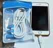 艾昊者适用苹果6s/7/8plus13/SE/iPhoneX12/11pro手机平板ipad快充数据线加粗充电线120W快充加长闪充线 适用苹果接口【2条装】升级加粗神龙线 1.5米 实拍图