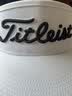 Titleist泰特利斯高尔夫球帽Tour Per职业款纯色无顶帽可调节功能性遮阳帽 TH25VTPN2-10白/黑色 (男女同款) 实拍图