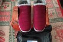 京晨纯羊毛皮毛一体老人女棉鞋老北京布鞋中老年妈妈鞋防滑保暖奶奶鞋 红色 41 实拍图