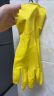 3M 橡胶手套 薄巧型防水防滑家务清洁手套 厨房洗衣手套小号 柠檬黄 实拍图