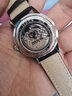 金仕盾（JIN SHI DUN）瑞士认证品牌手表男机械表全自动多功能男士手表潮流时尚商务腕表 升级加强版-黑皮本黑【终身保】 实拍图