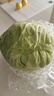 诸氏橙品【有机】绿甘蓝 新鲜蔬菜包菜卷心菜圆白菜 凉拌沙拉食材有机蔬菜 （3份*500g/份）凉拌伴侣 实拍图