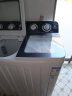 申花（SHENHUA）12KG双缸双桶洗衣机半自动 大容量家用商用脱水甩干机强劲动力洗大件XPB120-186GT灰 实拍图