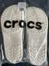 卡骆驰（CROCS）贝雅卡骆班人字拖鞋|205393 白/深蓝-126 39(240mm)  实拍图