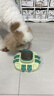 智慧猎犬宠物狗益智玩具漏食玩具磨指甲刮板慢食填充狗粮解闷训练狗狗玩具 智慧拼图慢食磨甲三合一莫兰迪绿 实拍图
