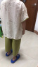 嘟嘟家宝宝汉服套装婴儿夏季男童中国风夏装女童新中式短袖短裤 绿色130 实拍图