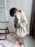 Kocotreekk树儿童雨衣带书包位防水透气宝宝加厚雨衣男女孩上学时尚雨披 实拍图