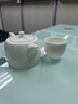 瓷有福羊脂玉瓷井栏壶功夫茶具套装泡茶办公家用整套陶瓷盖碗防烫大容量 羊脂玉瓷井栏壶210ML 实拍图