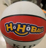 哈哈球儿童玩具篮球5号幼儿园拍拍玩具小皮球3-6岁可写名字伯爵蓝含气筒 实拍图