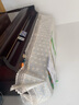 桃夫人蕾丝钢琴罩盖巾布艺半罩简约现代田园美式智能电钢琴套防尘保护罩 金玫瑰米白色 单独通用型钢琴巾90*200 实拍图