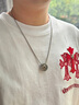 铭扬饰海 925纯银貔貅圆环项链男士吊坠潮高级感七夕情人节礼物送男友老公 纯银貔貅吊坠 配银链-55cm【当/次日达】 实拍图