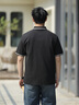 卡宾男装凉感Polo衫短袖翻领上衣商务T恤 煤黑色01 实拍图