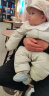 童泰秋冬3-24个月婴幼儿衣服宝宝轻薄款带帽羽绒连体衣哈衣 绿色 80cm 实拍图