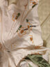 猫人（MiiOW）【防螨抗菌纯棉】女士睡裙睡衣女可爱猫人印花家居服米色XL 实拍图