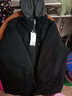 啄木鸟（TUCANO）外套男春秋季男士假两件连帽冲锋工装夹克学生情侣宽松棉衣服男 303-【黑色加棉】 L 【100-120斤】 实拍图