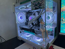 EVESKY  棱镜4代PRO机箱风扇水冷12CM机箱风扇正反向无线拼接ARGB神光同步PWM温控棱镜6pro电脑风扇 【白色】1分9二合一集线器+遥控器 实拍图