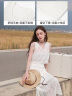三彩2023夏季新款两件套针织背心镂空肌理感高腰半身裙套装优雅女 奶白 160/84A/M 实拍图