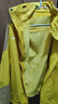 贵人鸟夹克男秋冬连帽防水冲锋厚外套上衣男女同款 黄色--三合一 5XL  实拍图