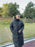 安踏（ANTA）速暖羽绒丨长款四防羽绒服男装冬季新款保暖防风防寒外套大衣 【字母款】基础黑8904-3 XL 实拍图