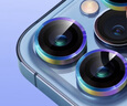 ESCASE 苹果13promax/13pro镜头钢化膜iPhone 13pro/13promax金属后置摄像头全包超薄高清耐磨鹰眼炫彩 实拍图